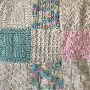 Handmade Knitted Baby Blanket